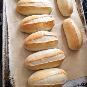 Hoagie sandwich bread rolls